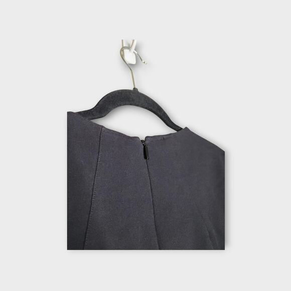 Spanx The Perfect Funnel Crew Top Black Back Zip Women's Medium - Picture 8 of 9